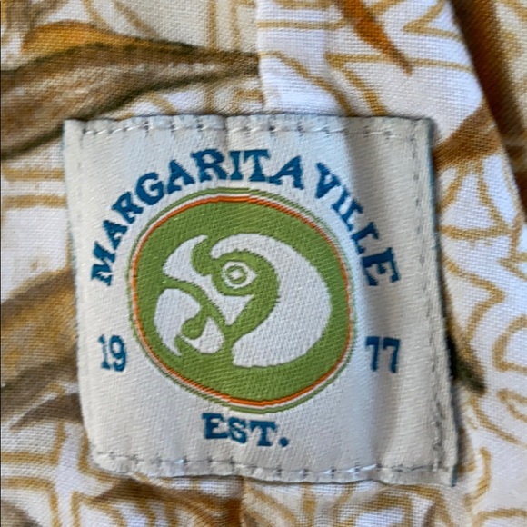 Men’s Margaritaville Hawaiian Shirt Medium Jimmy Buffet - Picture 5 of 7